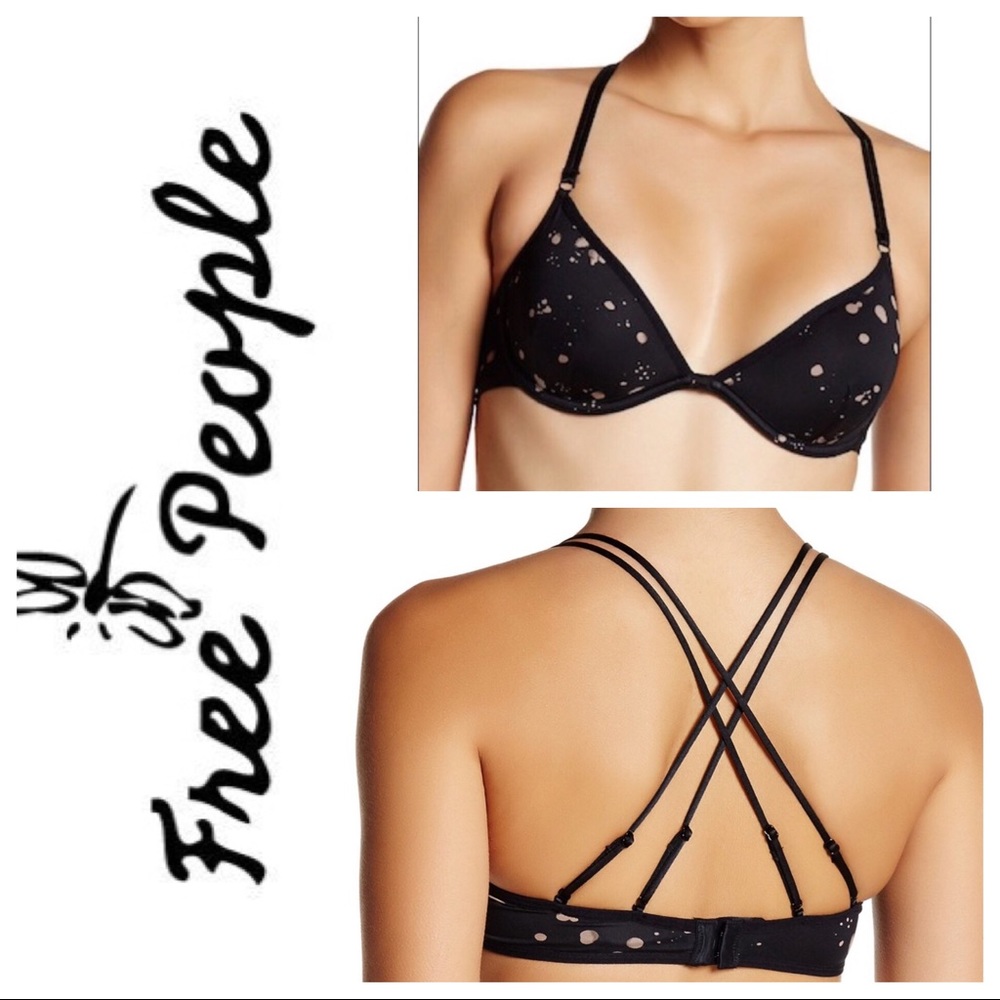 Free People wild heart underwire bra